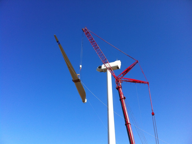 E-On - Montaggio aerogeneratore eolico (Florinas)3