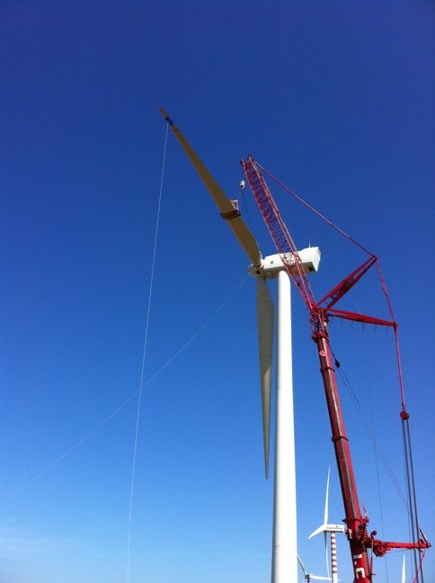 E-On - Montaggio aerogeneratore eolico (Florinas)4